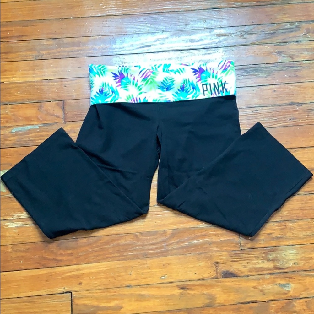 Pink! Yoga pants!